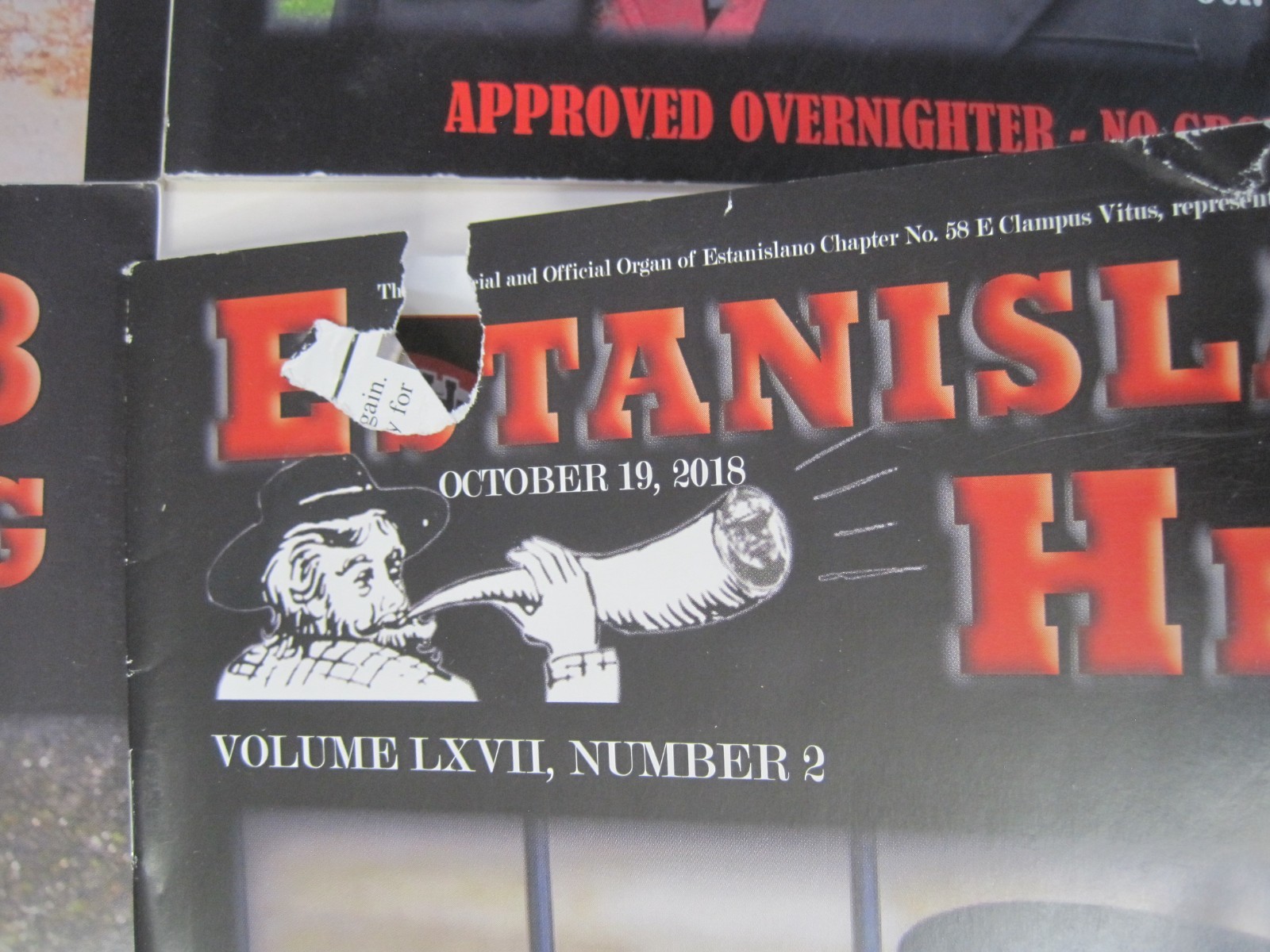 Estanislao Hewgag Clampers ECV Newsletter Lot of 34 – 2006-2025 E Clampus Vitus