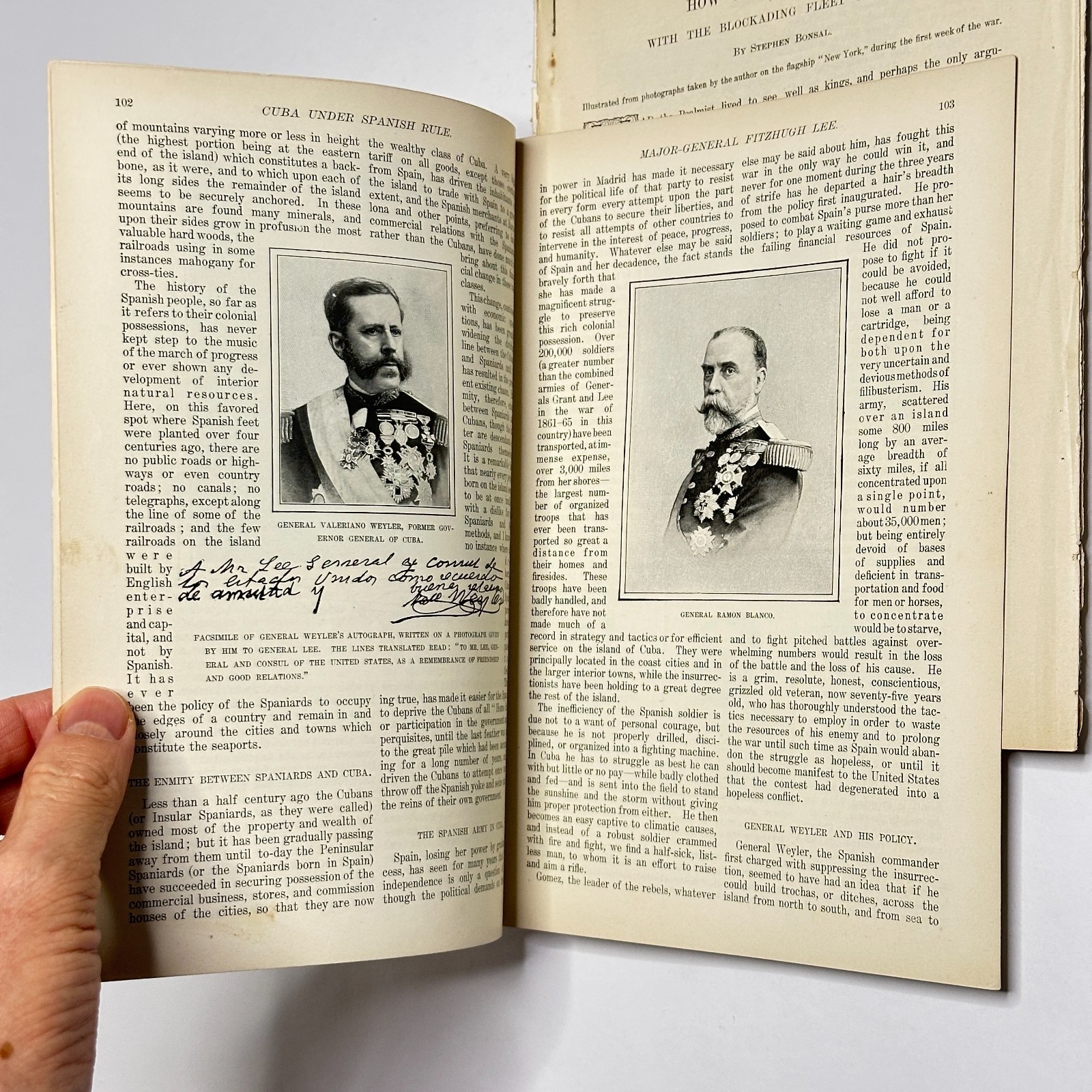 1898 McClure’s Magazine Spanish-American War Disbound Articles (Lot of 14)