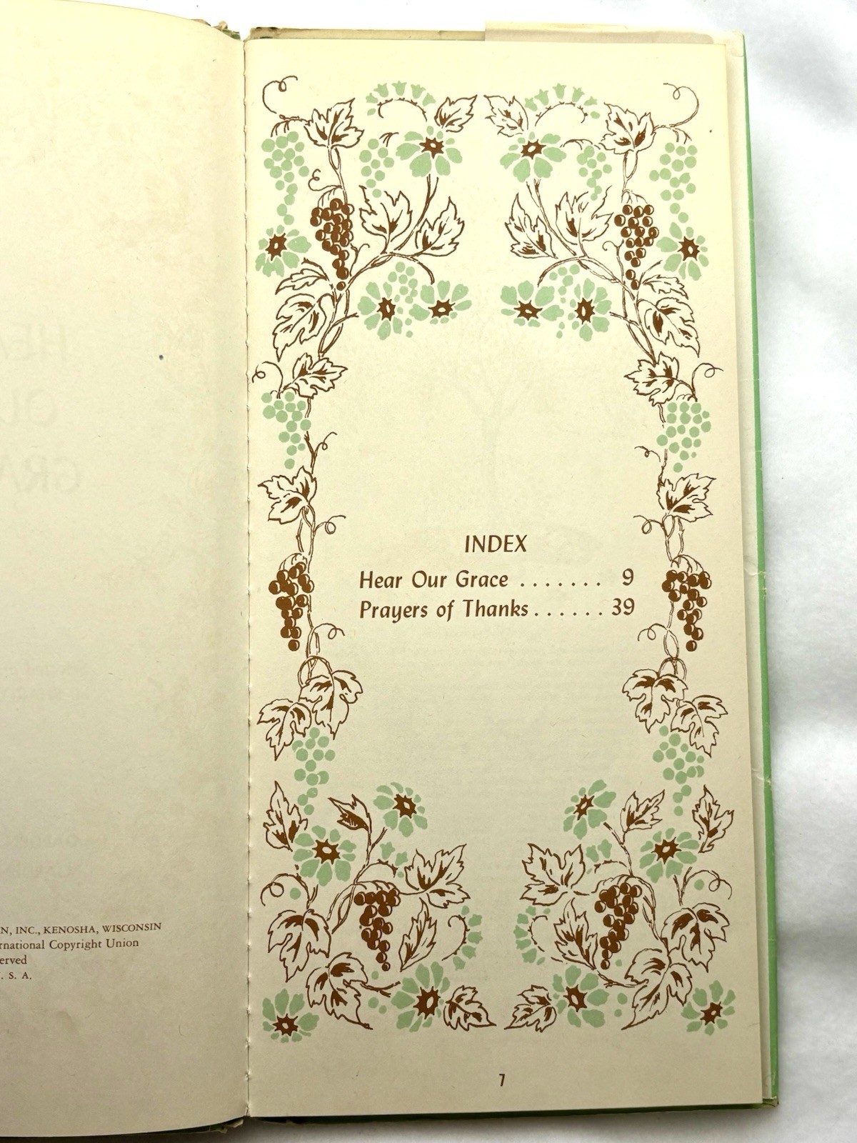 Children’s Prayer Book Vtg Hear Our Grace 1955 Religious Illustrated Ephemera