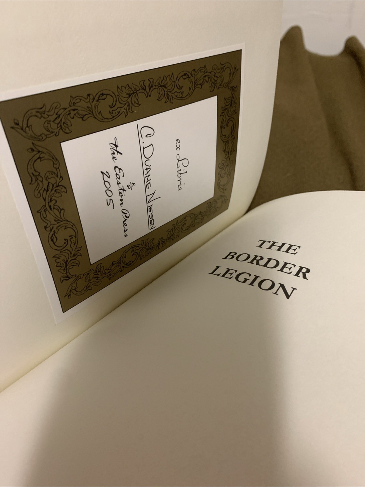 The Border Legion Zane Grey Luxury Collectors Edition Fine Leather Easton Press