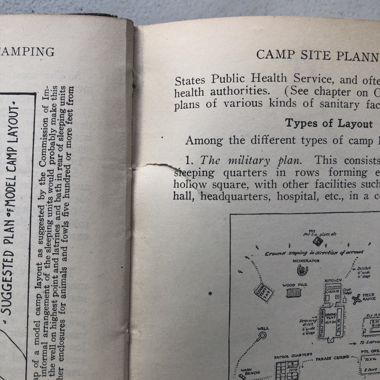 Antique 1924 1925 Camping Out A Manual On Organized Camping Macmillan