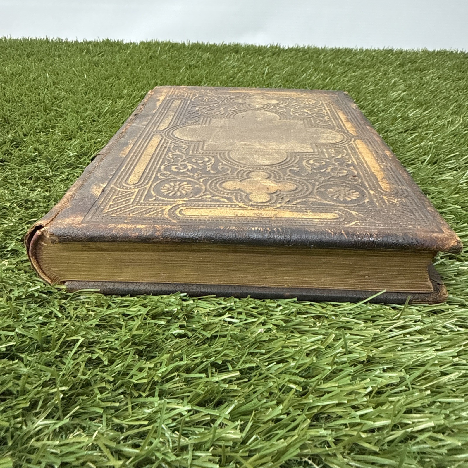 1850’s Souvenir Of Friendship – Illustrated Gift Book Leather Butterfeild Trail