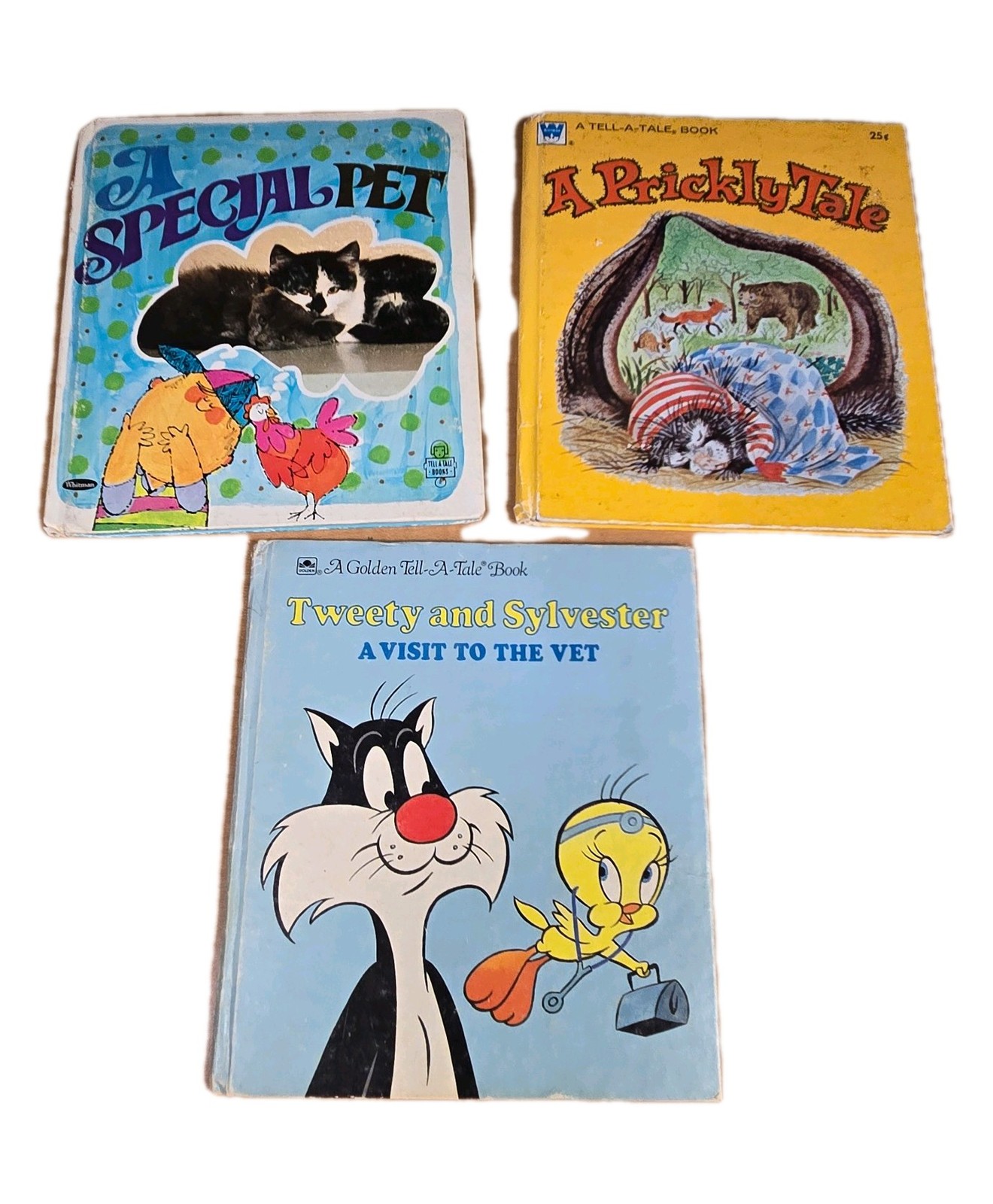 Tell-A-Tale Vintage Hard Cover Books – Lot of 13 Various Titles