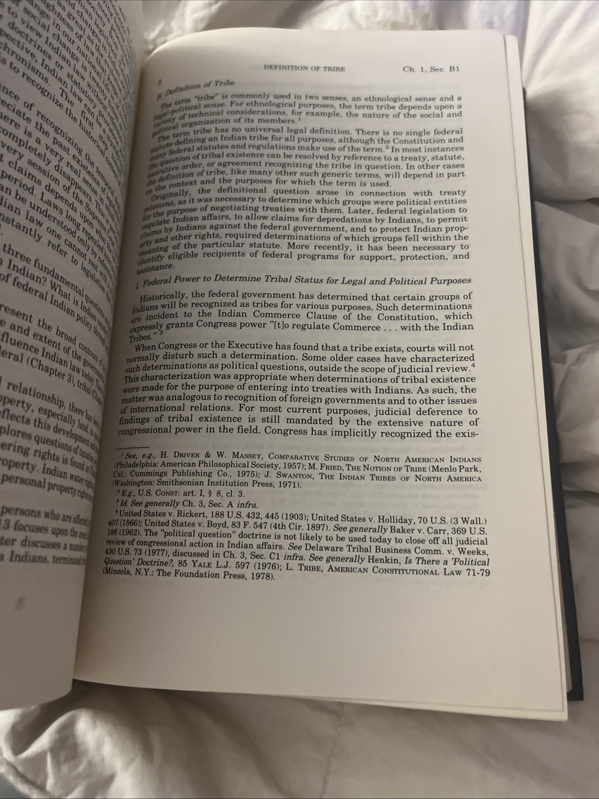 Felix S Cohens Handbook of Federal Indian Law 1982 Edition Hardcover Michie