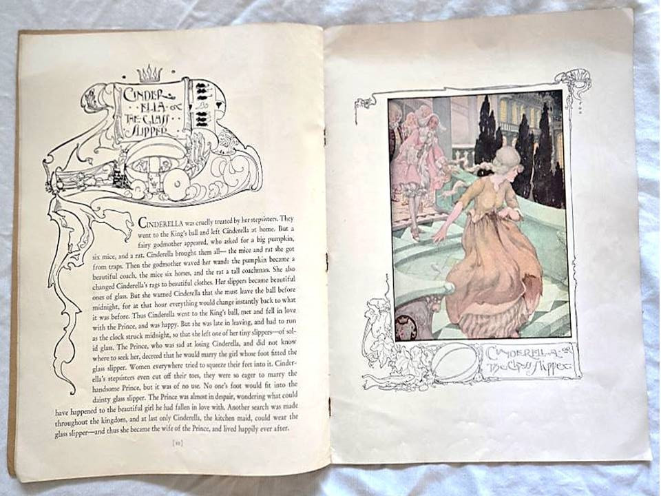 Rare Anne Anderson’s Old Old Fairy Tales 1935 soft cover illustrated