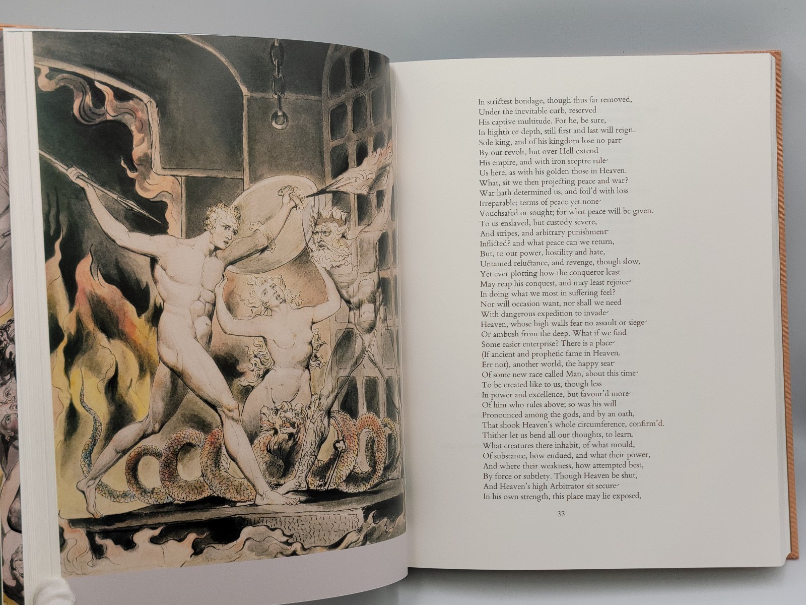 Paradise Lost – John Milton – William Blake – Folio Society – Leather – 2003