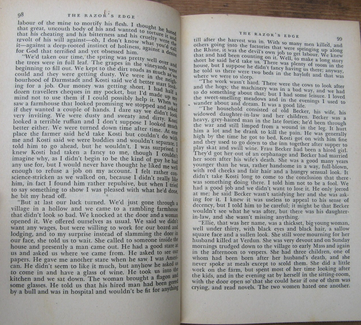 1952 The Razor’s Edge- Somerset Maugham