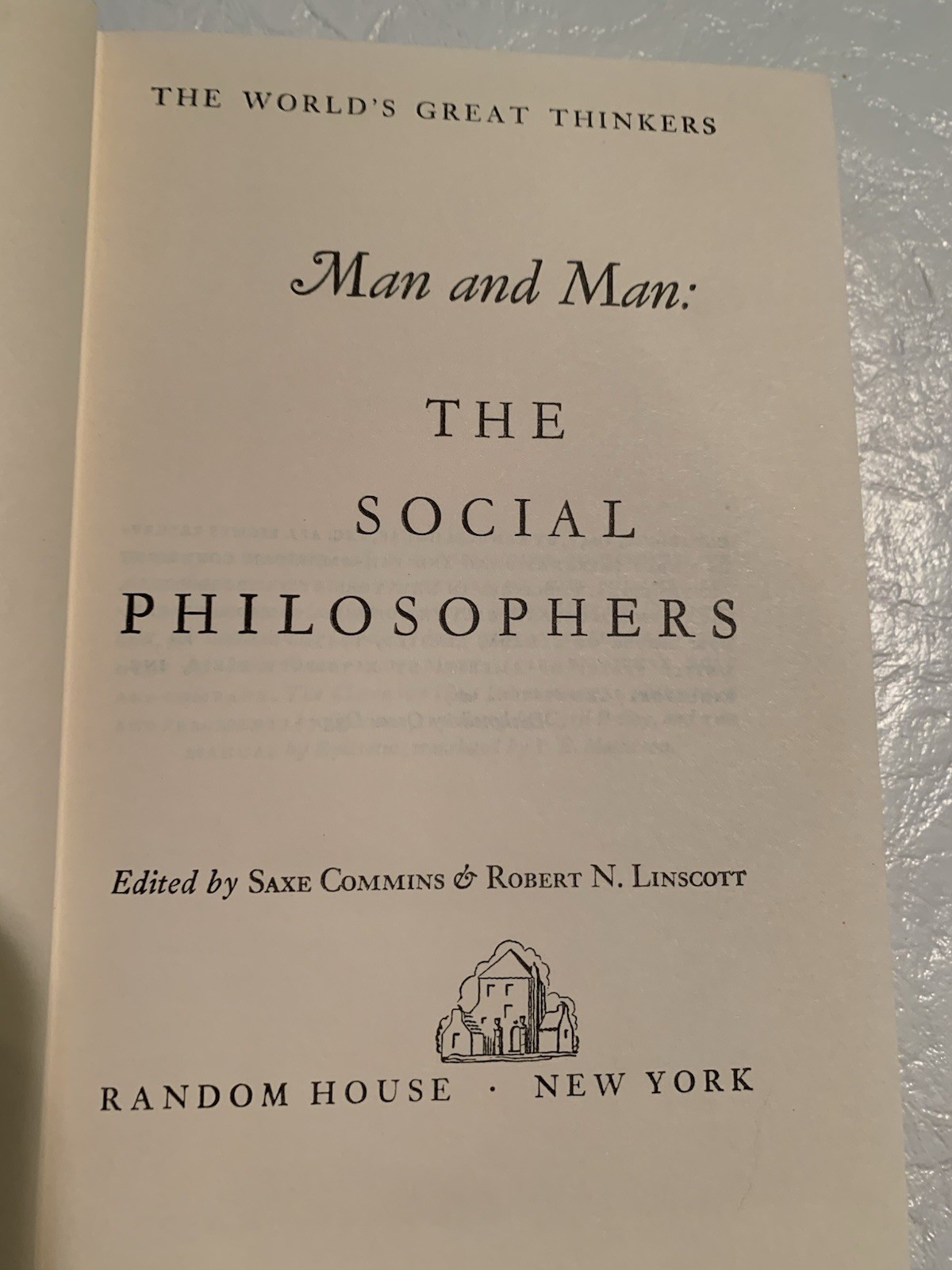 Antique Books The World’s Great Thinkers Set Of 4 Hardcover 1947