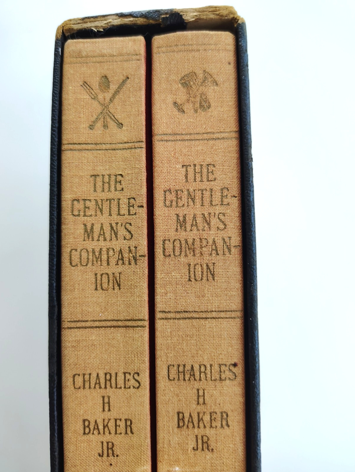 1946 The Gentleman’s Companion Charles Baker 2 Vol Book Set Slipcase FREE SHIP