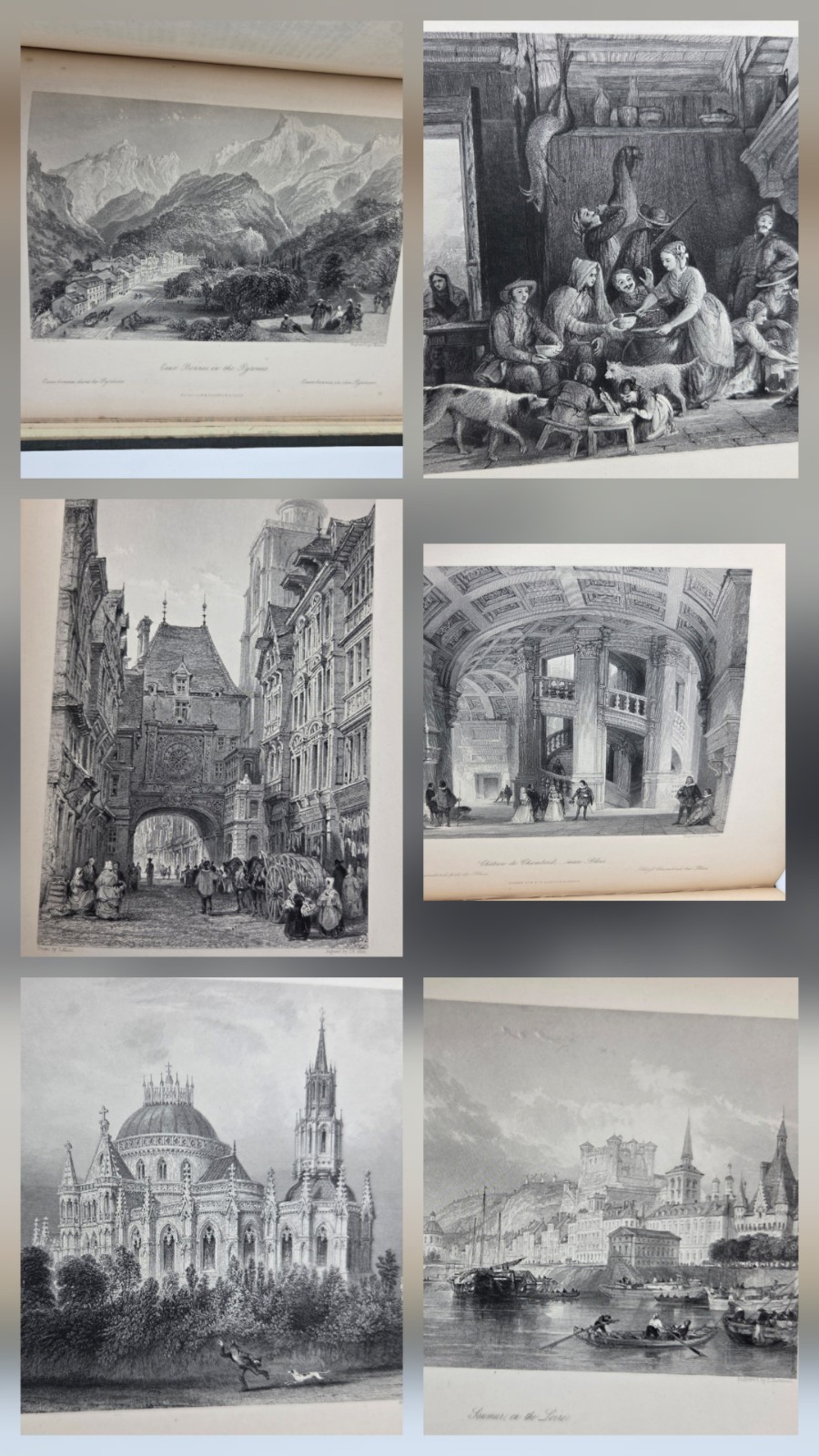 FRANCE ILLUSTRATED COMPLETE ALL 4 VOLUMES 1ST ED THOMAS ALLOM ILLUSTRATED TRAVEL
