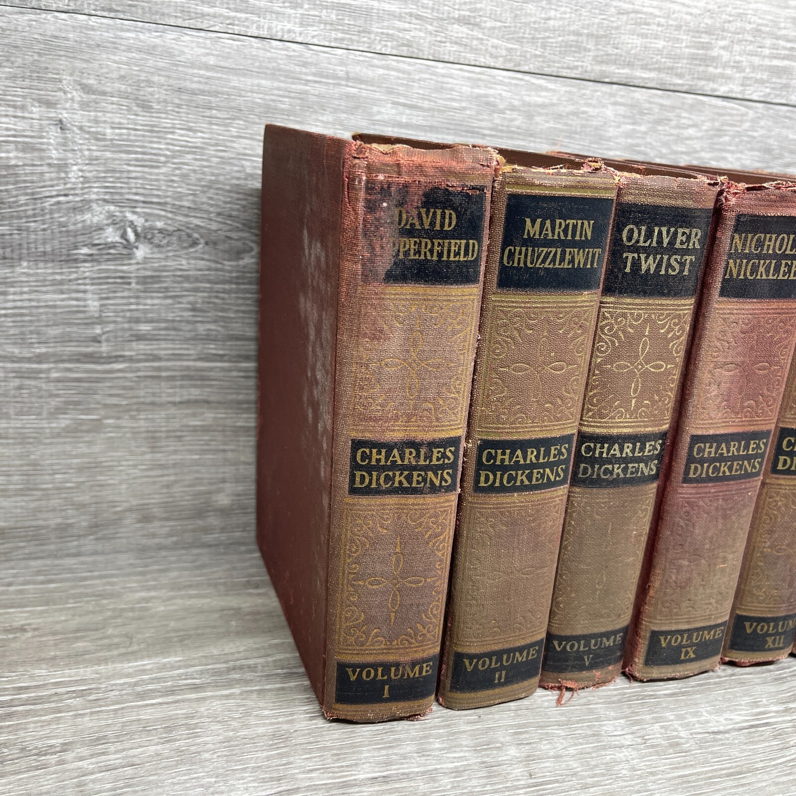 The Works Of Charles Dickens Vintage 1867 1868 Lot David Coperfield Incomplete