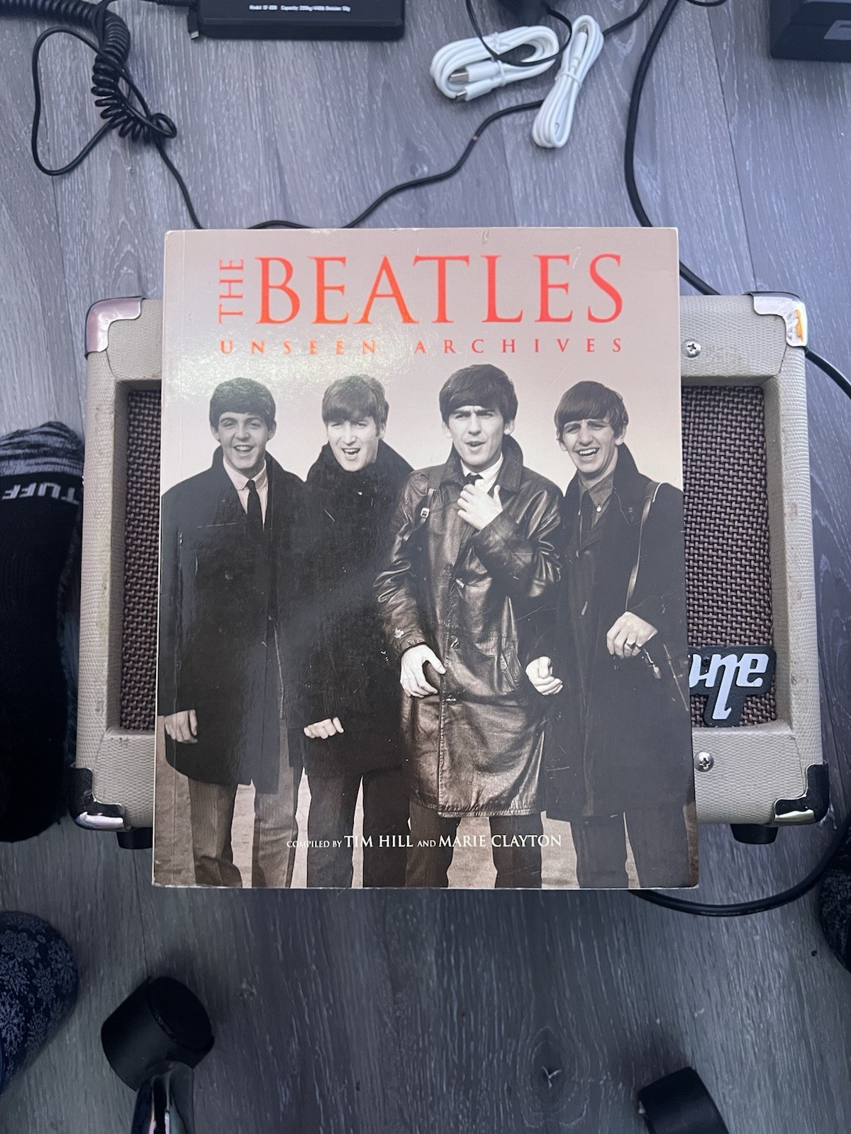 The Beatles Unseen Archives Illustrated Book by T. Hill & M. Clayton
