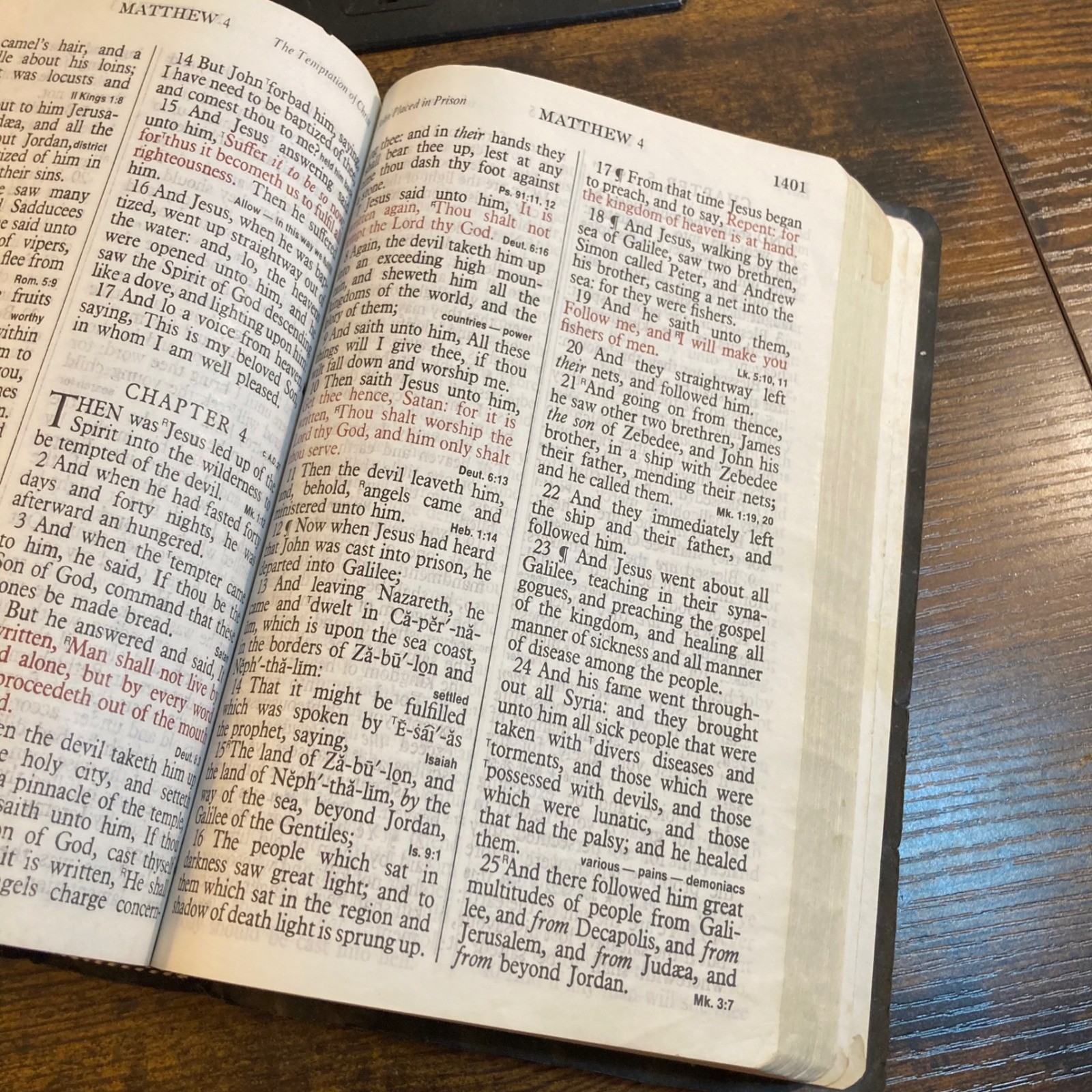 KJV Giant Print Holy Bible Red Letter Edition Christian Heritage Publishing 1986