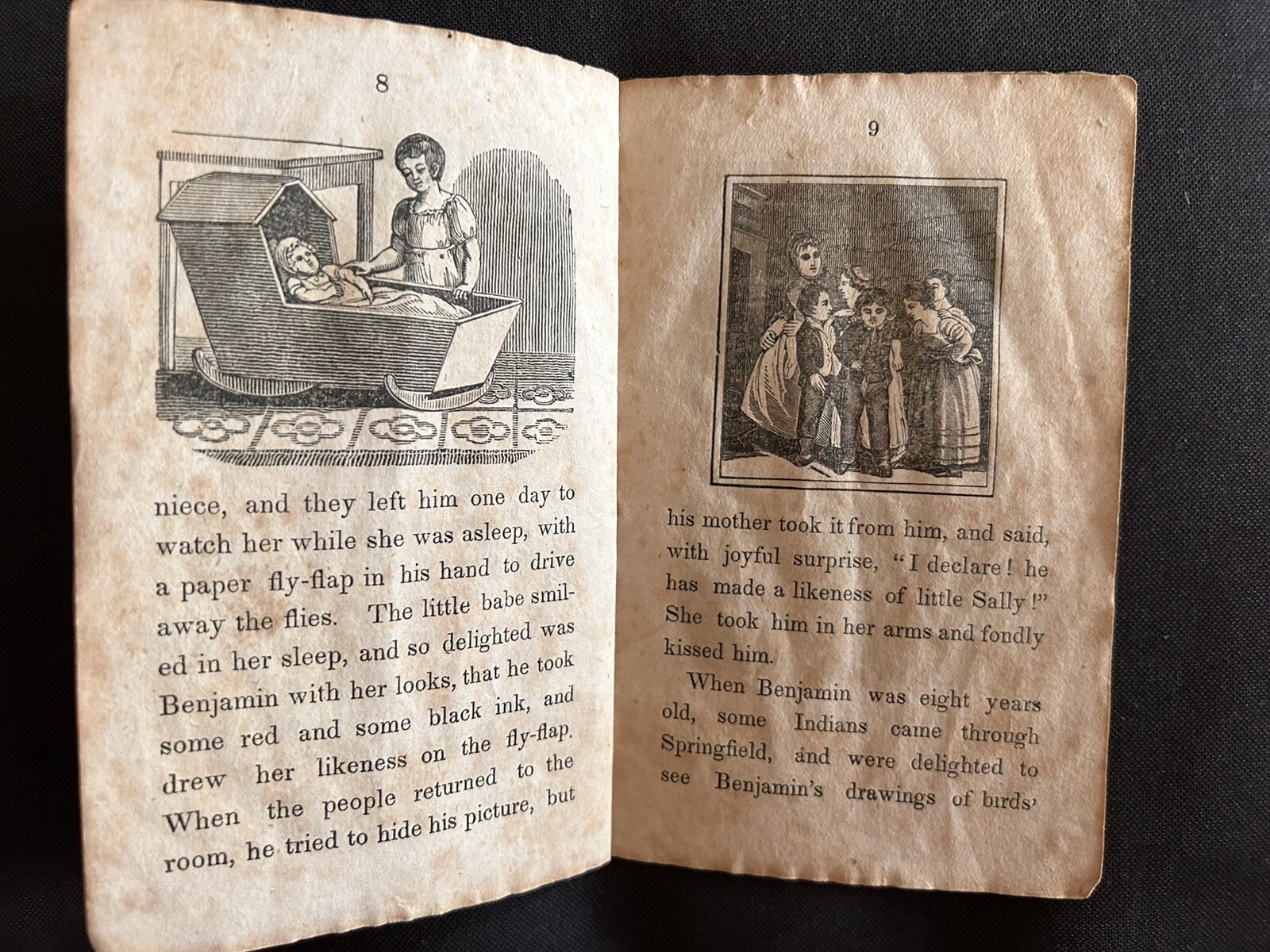 1837 LIFE OF BENJAMIN WEST Great American Painter Written for Children – Booklet
