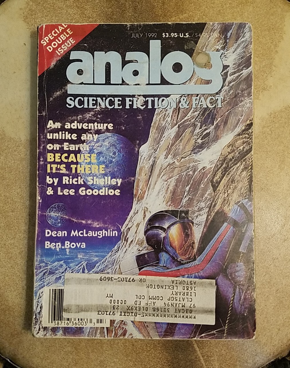 1992 Analog Science Fiction Digests Complete Year. Acceptable Ex-library Readers