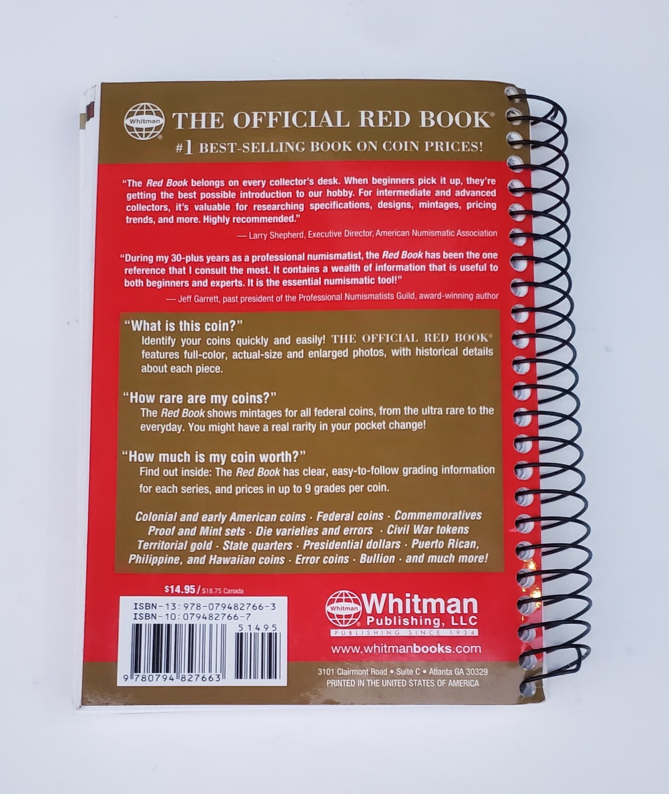 2010 Red Book of U.S. Coins Spiral by Kenneth Bressett and R.S. Yeoman (Trade P…