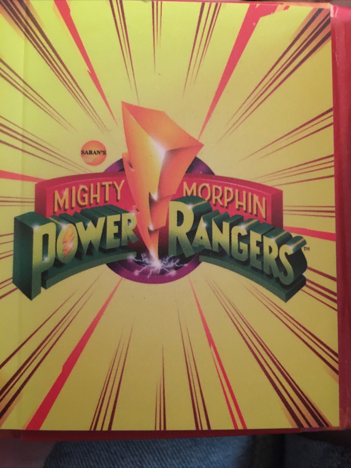 Mighty Morphin Power Rangers Light-Up Ring and Illustrated Book (RP Minis) NEW
