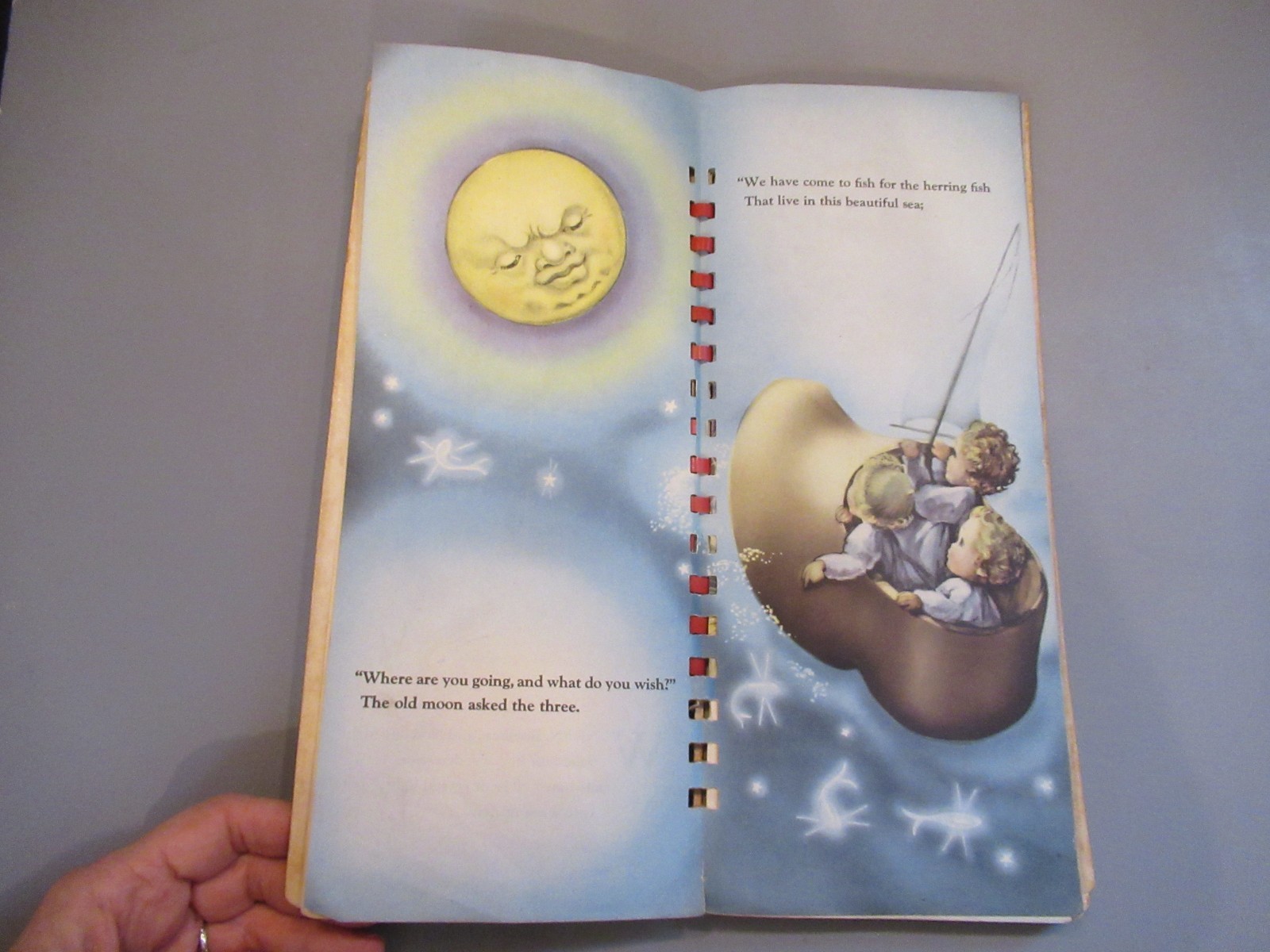 Wynken Blynken Nod Dinky Bird Calico Cat Eugene Field Twin Tall Board Book
