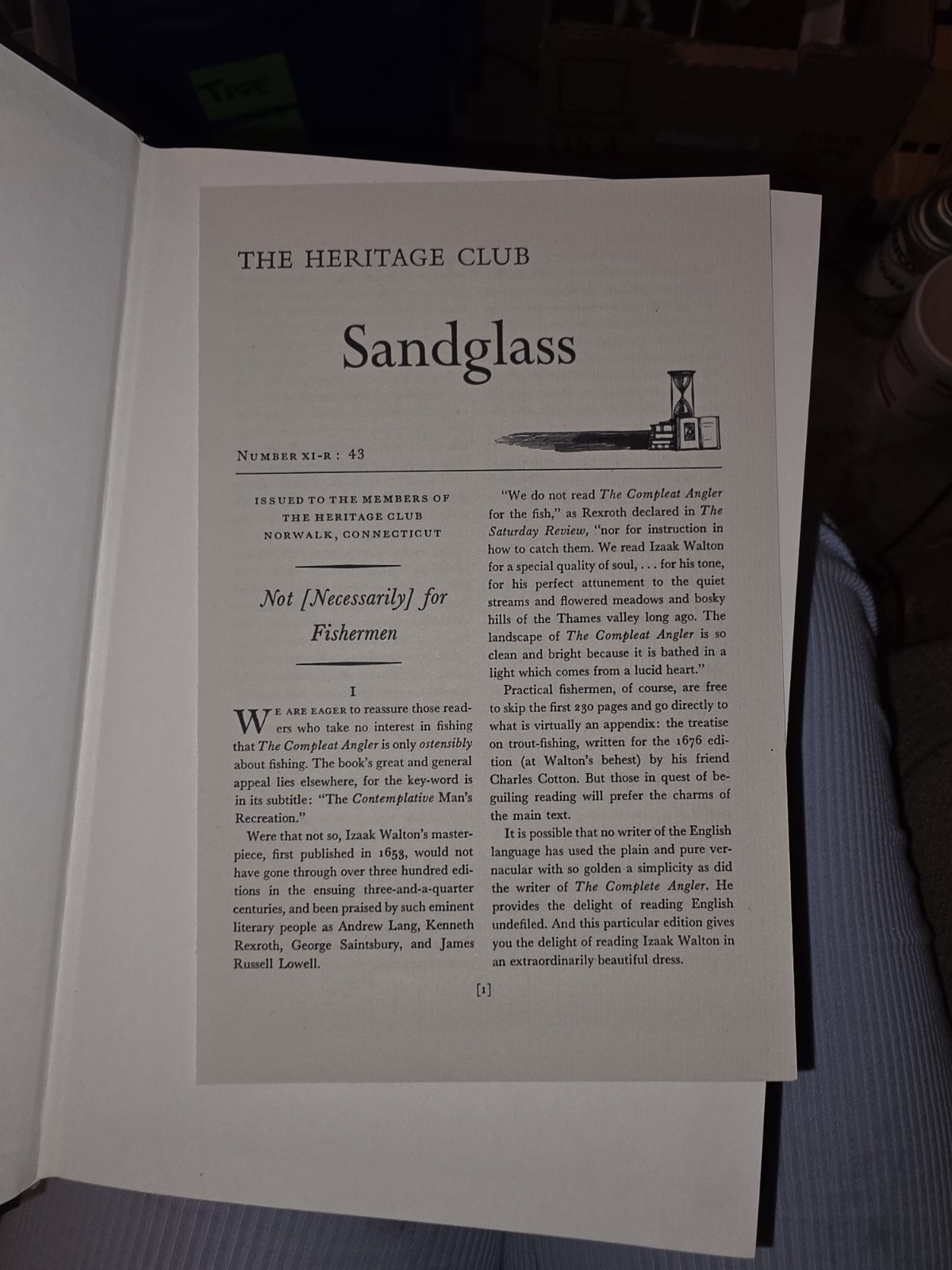 Compleat Angler Heritage Press Edition 1976 Illustrated Slip Case