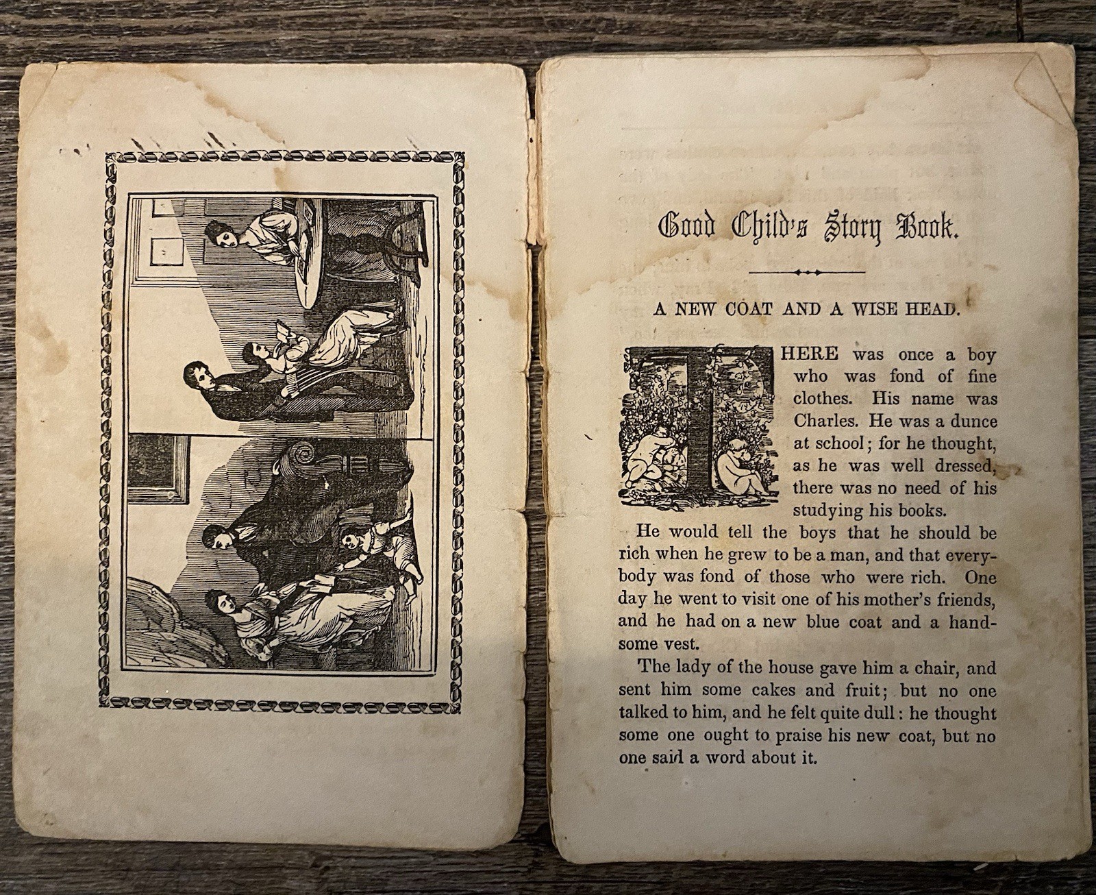 1853 & 1854 Merrill’s Toys – Good Child’s Story Book – Rufus Merrill Chapbooks