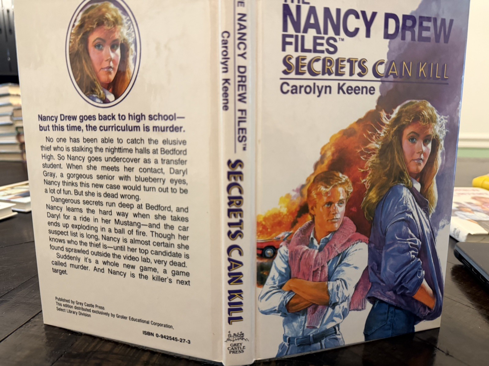 Nancy Drew Files – Hardcover Complete 10 Book Set Grey Castle Press Like New