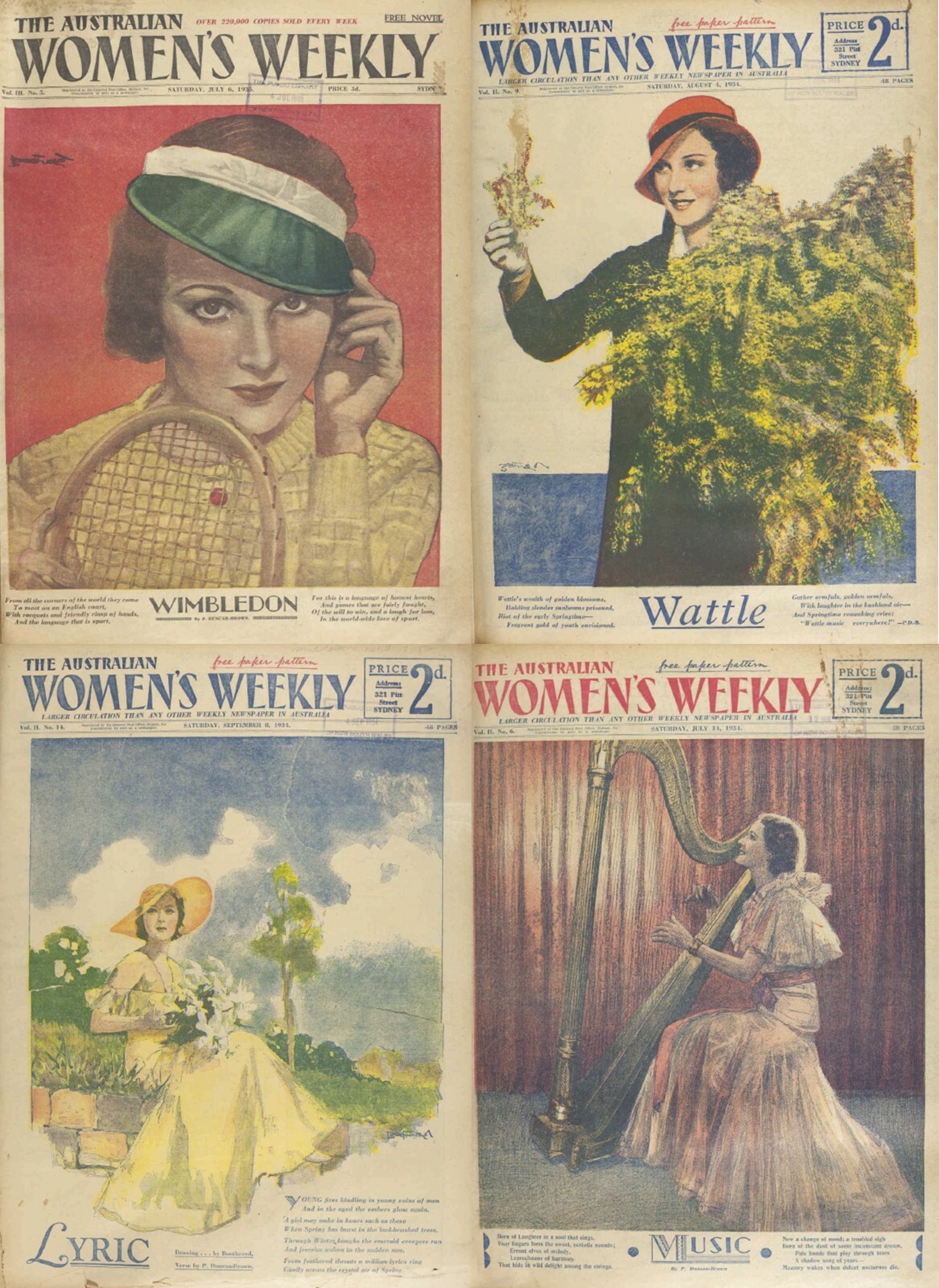 The Australian Women’s Weekly Magazine Vol.1 (1933-1935) – 130 Old Issues DVD