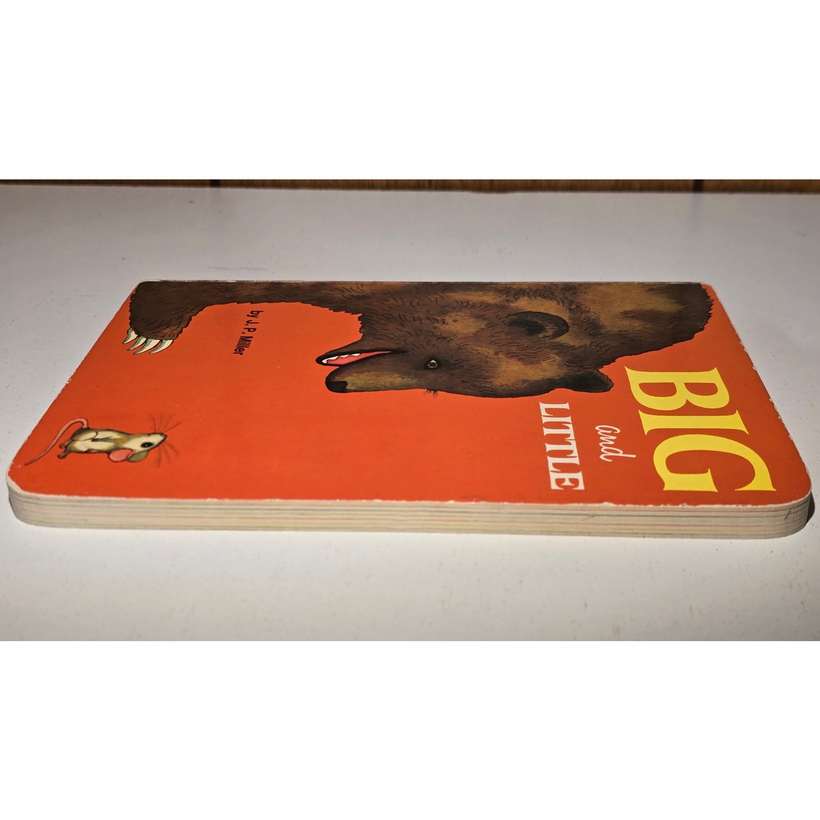 Vintage Random House Big and Little Board Book J P Miller Vintage 1976 Animals