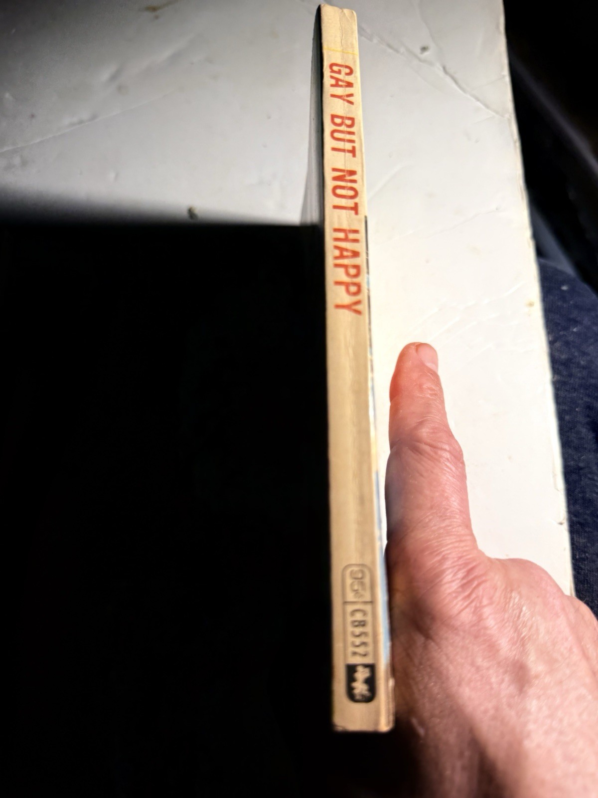GAY BUT NOT HAPPY 1968 DICK DALE VINTAGE PULP NOVEL GAY INTEREST VERY RARE!