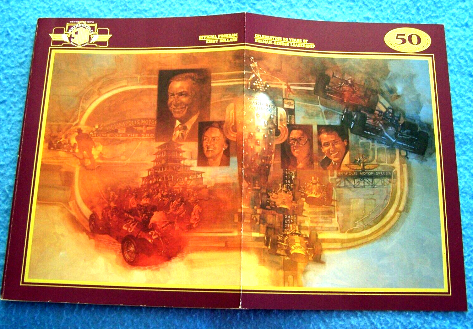 Indianapolis 500 Official Program May 28, 1995, Front Cover Foldout, 224 Pages