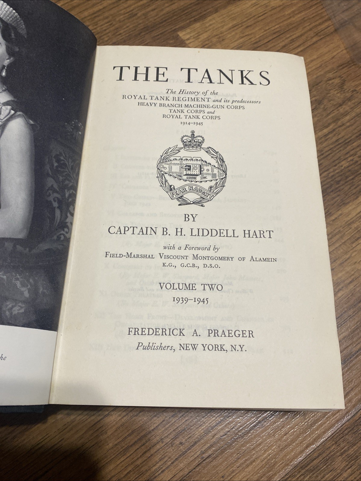 The Tanks Volume One 1914-1939 By B.H. Liddell Hart First Edition Very Good