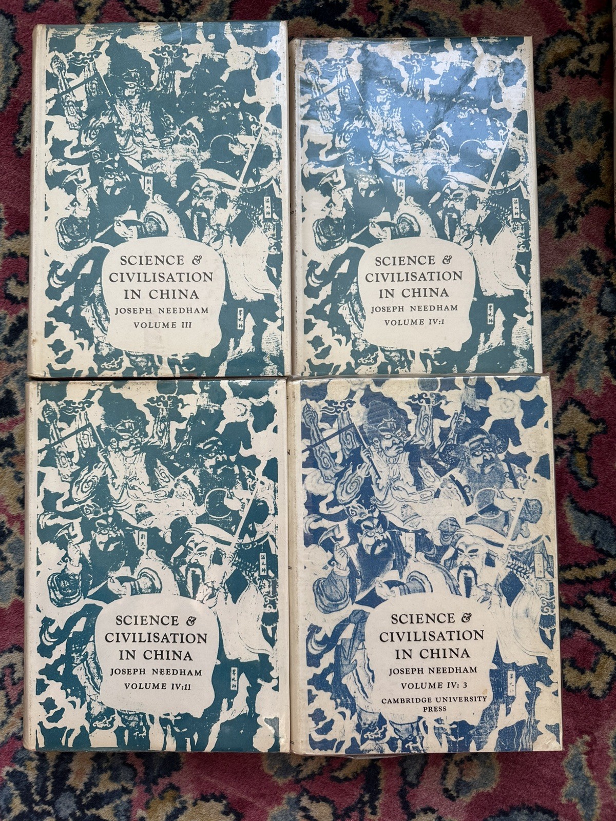 Science and Civilisation in China Joseph Needham Partial Set of 7 Vols 1-4, 5.2