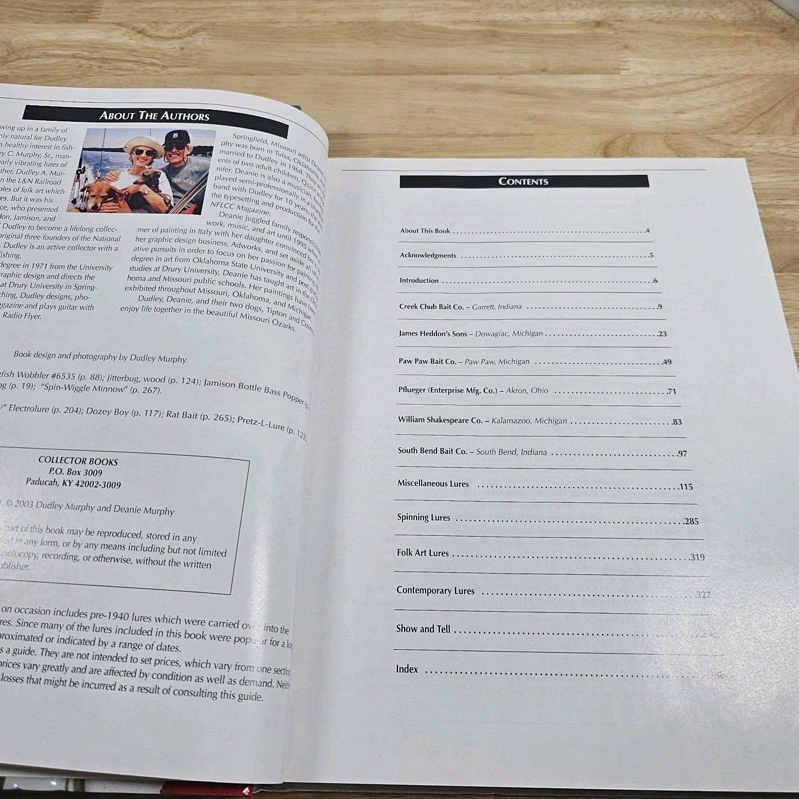 Fishing Lure Collectibles Vol. 1 & Vol 2 An Identification and Value Guide