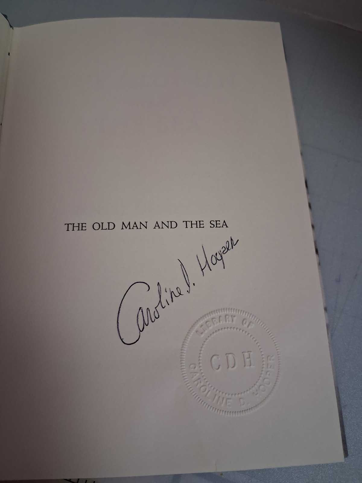 Hemmingway’s The Old Man and the Sea – facsimile edition
