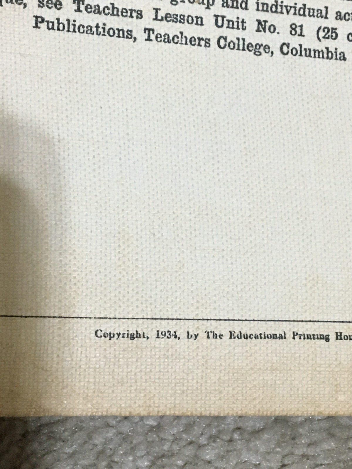 Vntg 1934 “Library” By Eleanor Johnson Unit Study Books Pub, Columbus OH, 24 Pgs