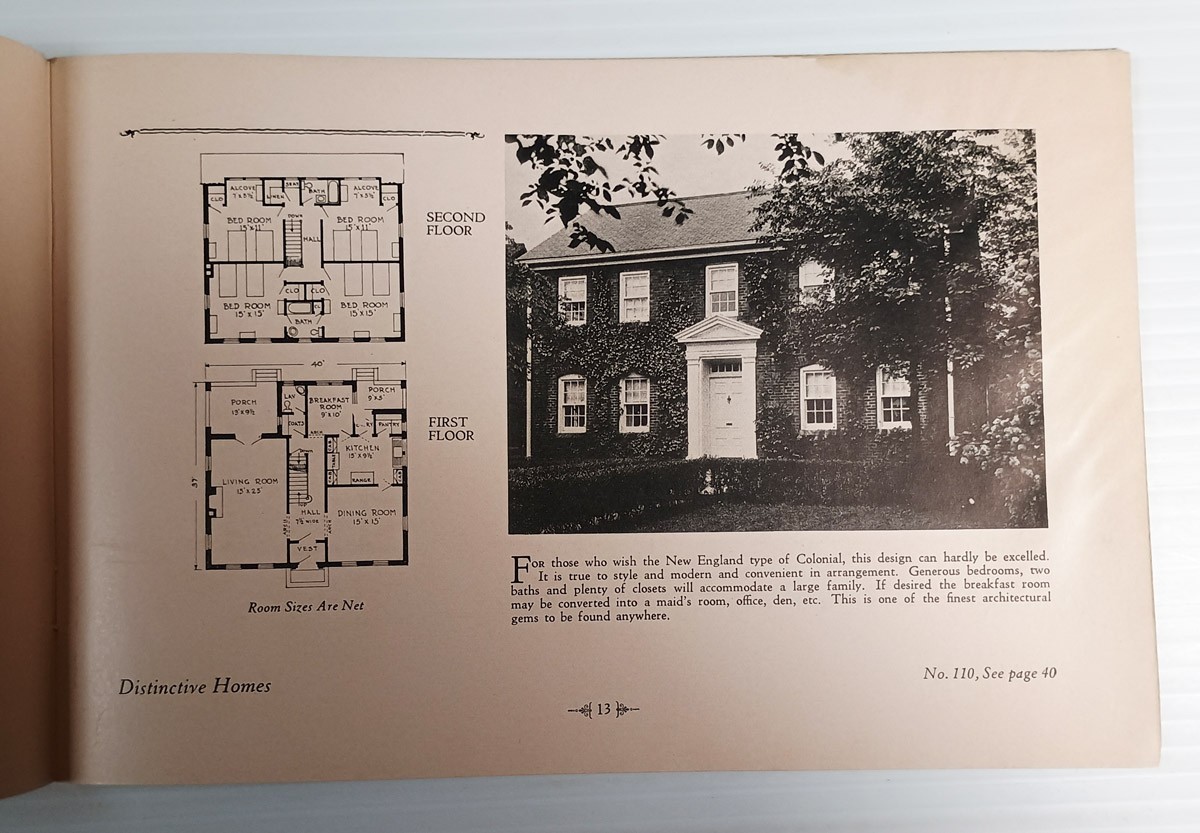 Distinctive Homes: A Collection of the Latest Designs by Maxwell & Repp 1928