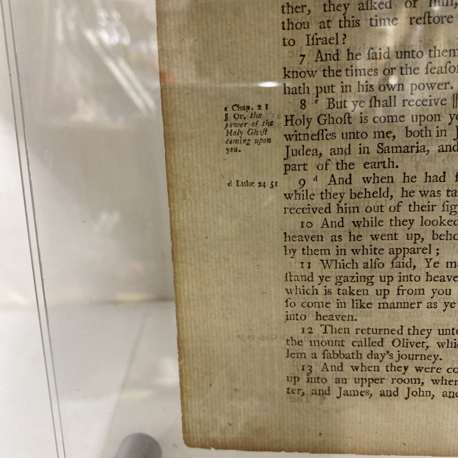 1578 Geneva Bible Leaf, First Pulpit Folio printed in England The Acts Of The