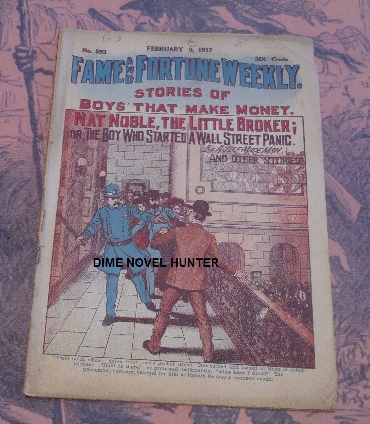 FAME AND FORTUNE #593 WALL STREET STORIES OF ADVENTURE DIME NOVEL