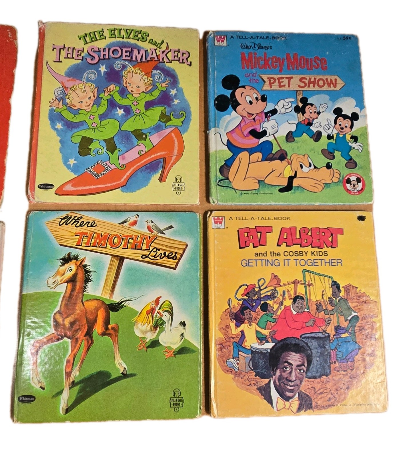 Tell-A-Tale Vintage Hard Cover Books – Lot of 13 Various Titles