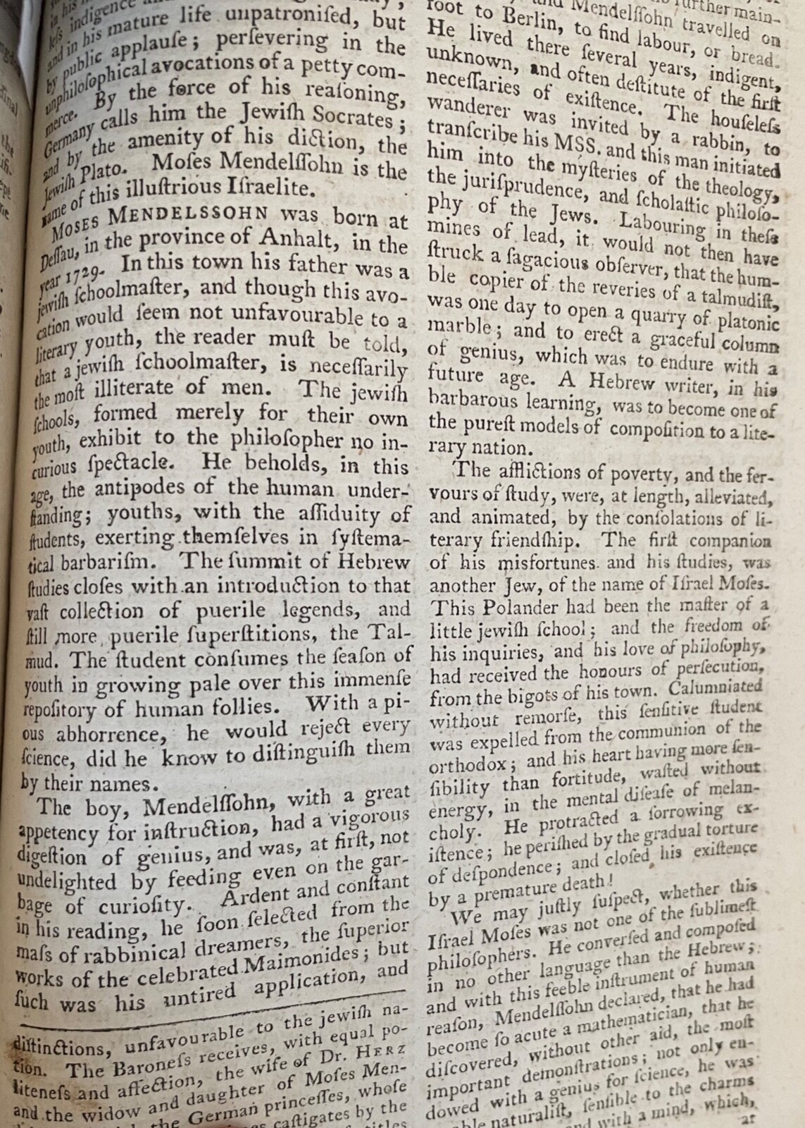 1798 MONTHLY MAGAZINE TRAVELING IN NEW YORK CITY NJ PA MISSOURI TRIBES ~ Binding
