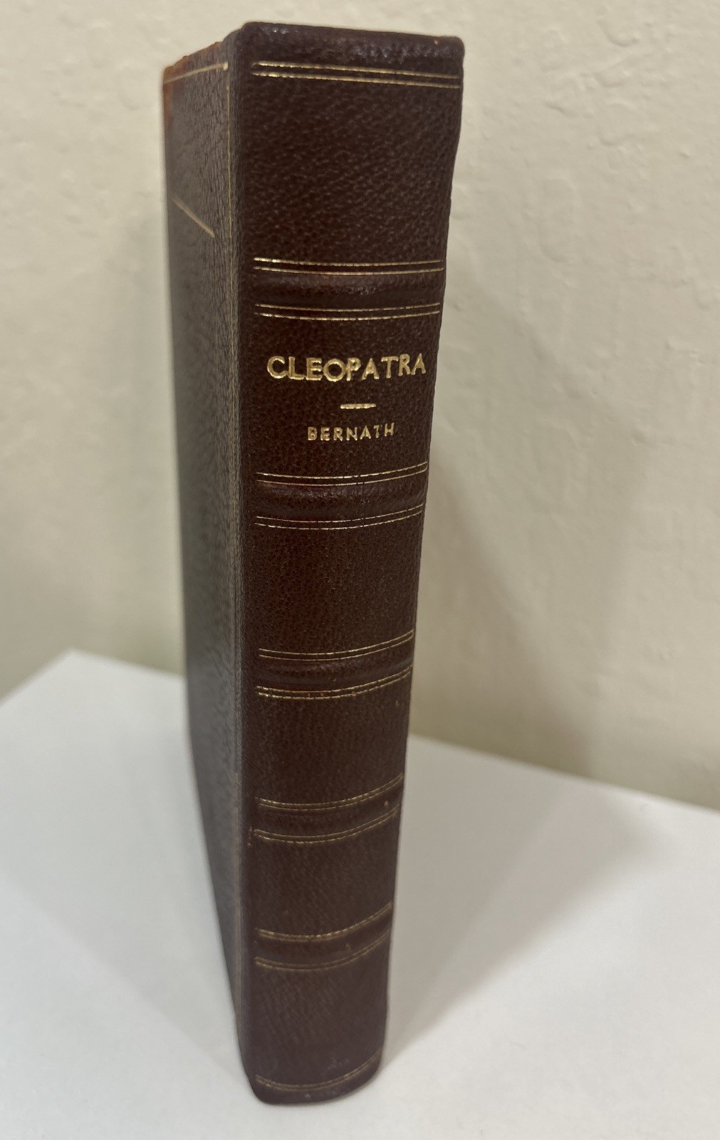 1907 CLEOPATRA Her Life & Reign Desire de Bernath Fine Leather Binding Humphreys