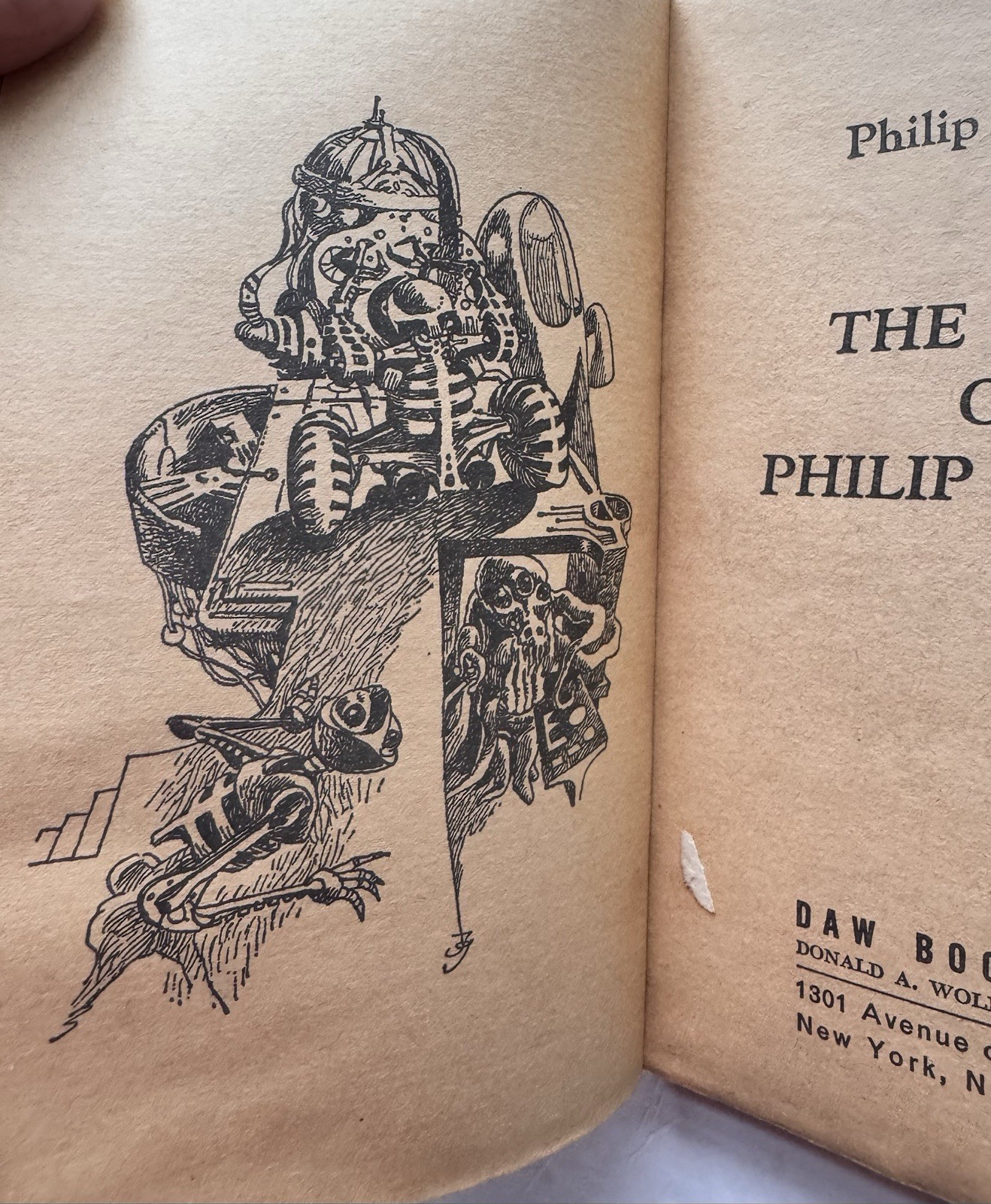 1973 The Book of Philip K. Dick, DAW Paperback Book, 10th Printing #44 MMPB