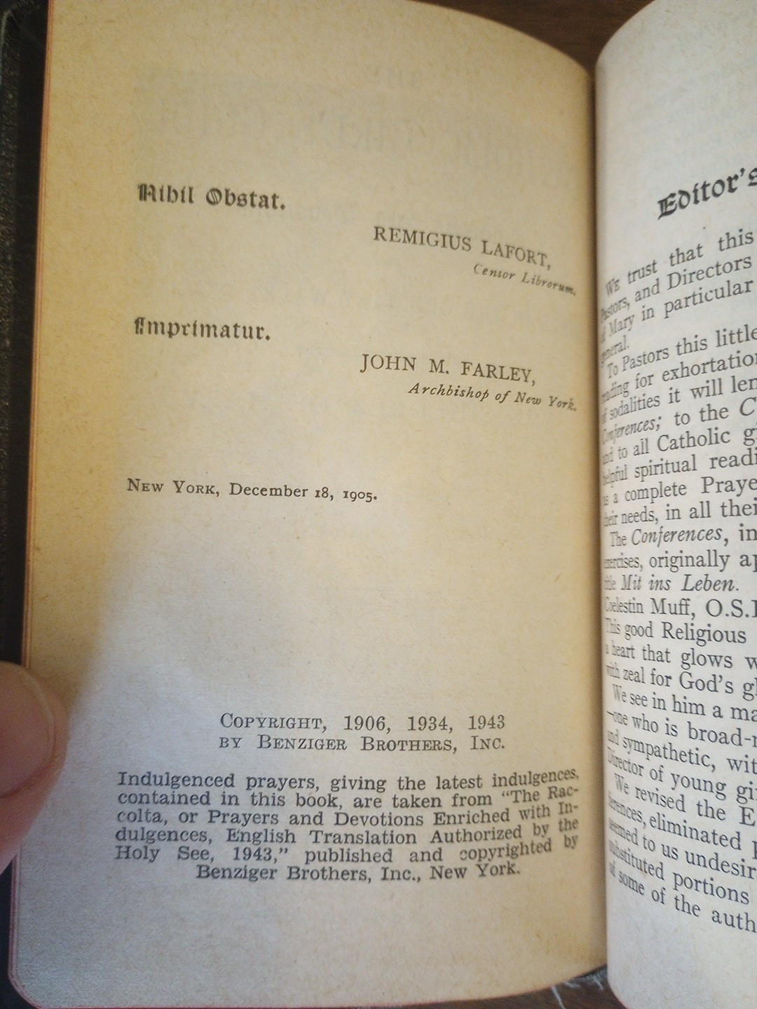 The Catholic Girl’s Guide 1943 by Father Lasance