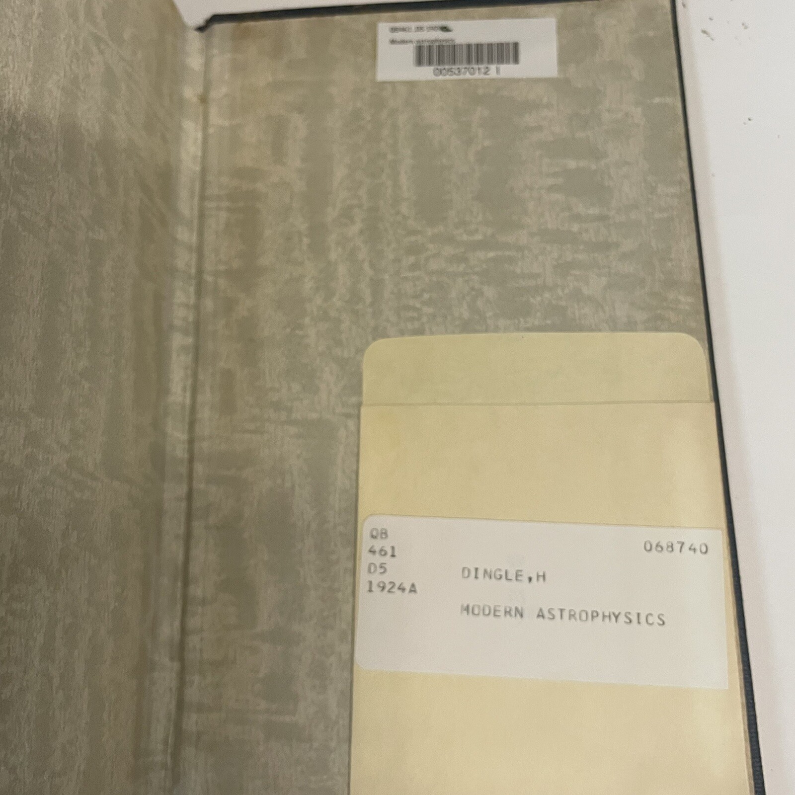 1924 Modern Astrophysics by Herbert Dingle