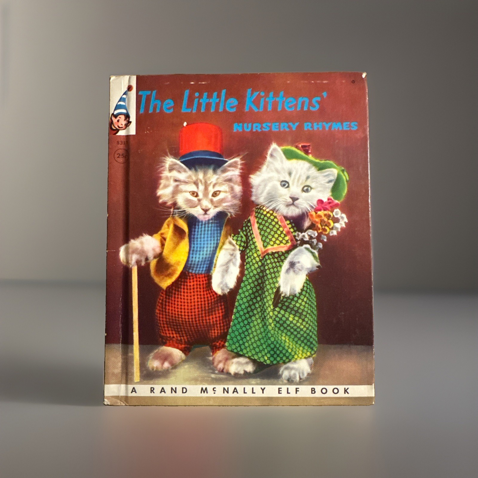THE LITTLE KITTENS NURSERY RHYMES RAND MCNALLY ELF BOOK COPYRIGHT 1941