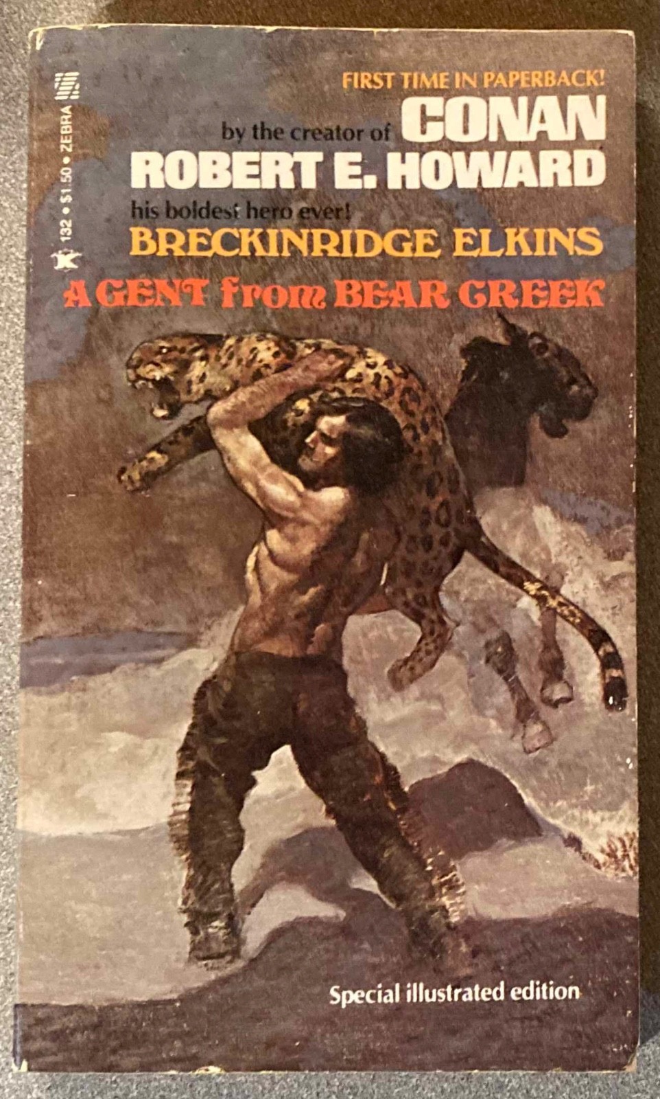 Lot of 10 Fantasy SciFi Paperbacks | Burroughs, Howard | Frazetta, Adams Art