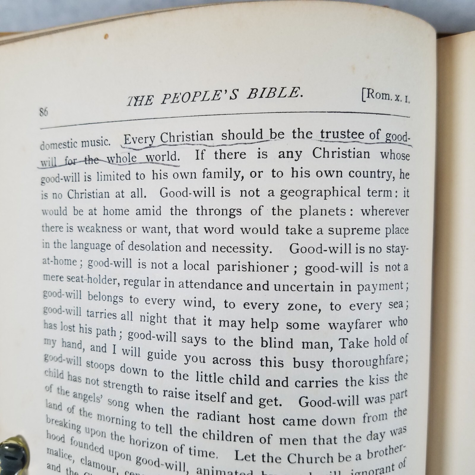 The People’s Bible Vol 24: Romans – Galatians – 1896 Hardcover by Joseph Parker