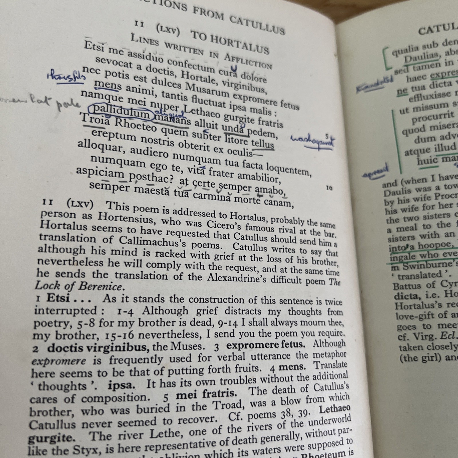 1950’s Roman World Selections From The Poems/letters Books X 3 Catullus Pliny