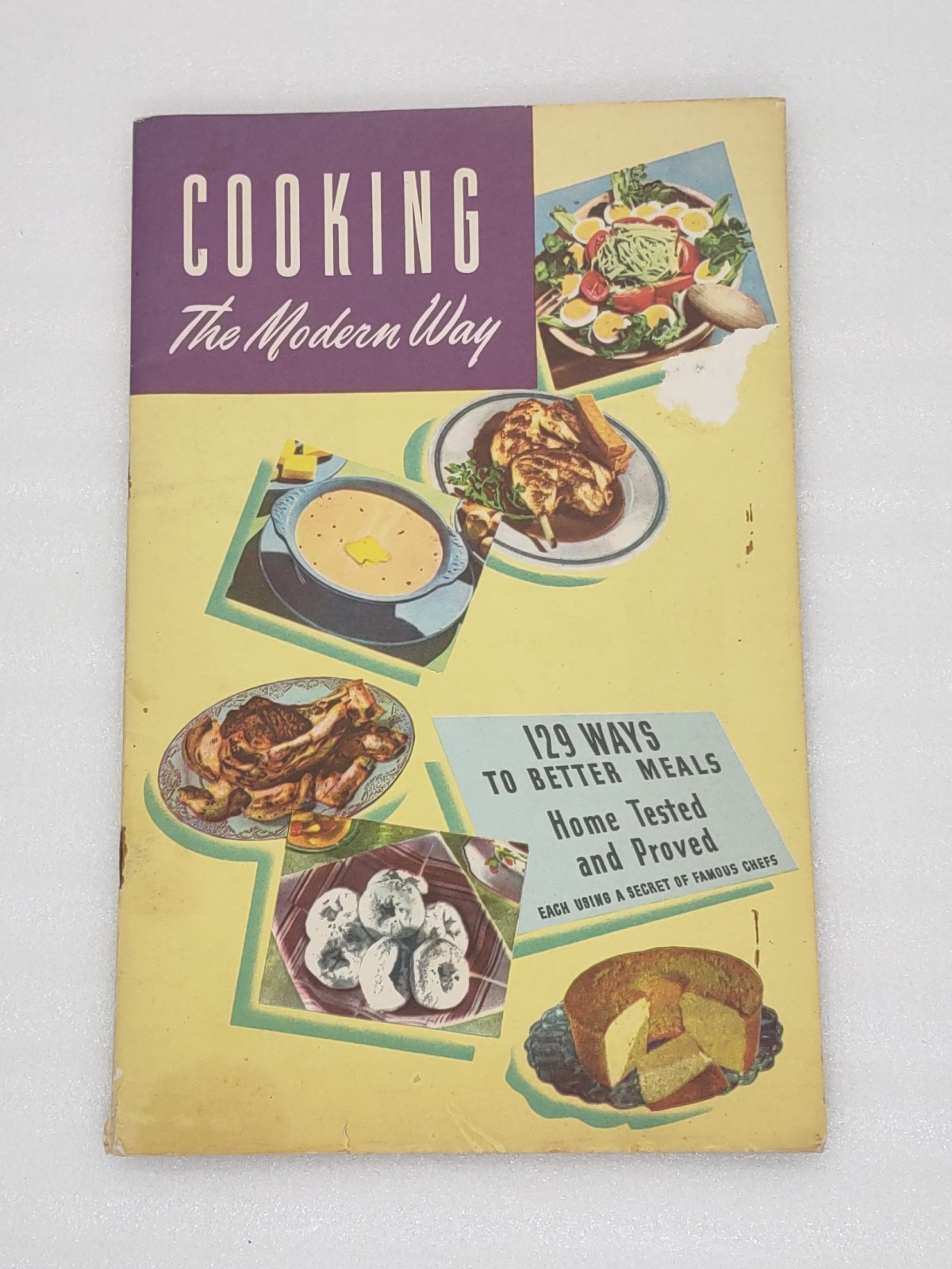 (2) LOT 1955 Meat Recipes ‘Round The World & 1948 Cooking The Modern Way