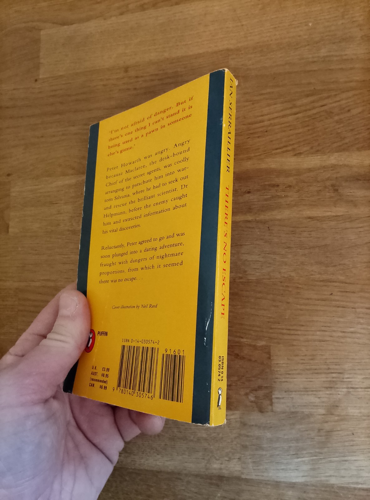 BOOK – There’s No Escape By Ian Serraillier Puffin Paperback 1973