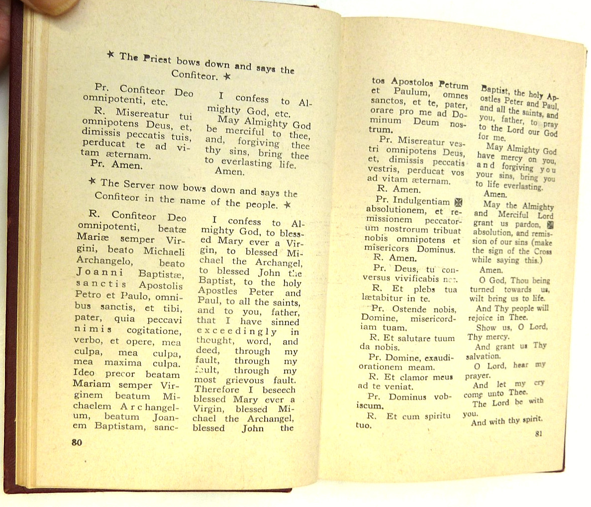 1947 Catholic WATER FROM THE FOUNTAINS OF THE PRECIOUS BLOOD, HB, Pocket Size